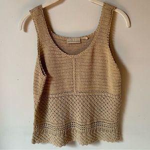 Vintage knit tank top